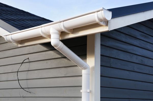 PVC Rain Gutter Installation in Lewis Center